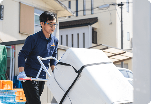 部屋のお片付けから処分、ハウスクリーニングまで一貫して対応可能