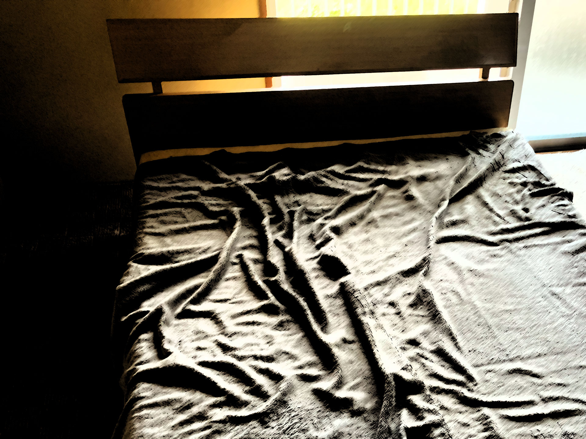 大型家具が室内に残っているイメージ